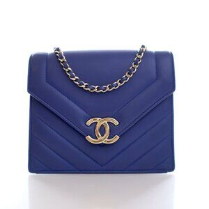 Chanel Mini Lambskin Square Envelope Flap Bag